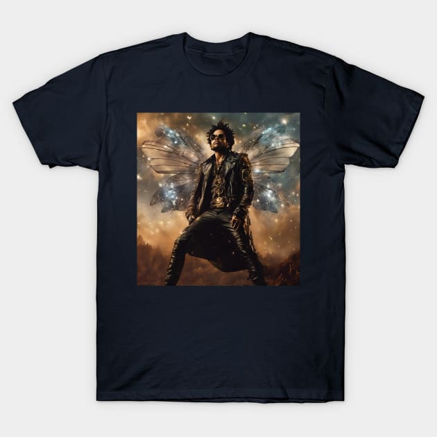 Lenny Kravitz Fly Away T-Shirt by IconsPopArt